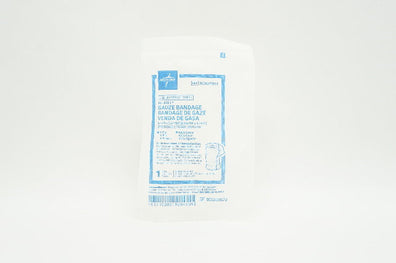 Medline NON25861 Gauze Bandage 3.4in x 3.6 YDS Stretched 6-Ply 100% Cotton